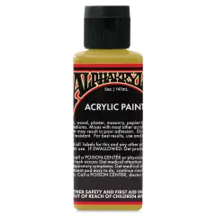 Alpha6 Alphakrylic Acrylic Paint - Metallic Gold, 5 oz