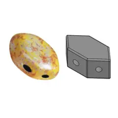 Paros&reg; Par Puca&reg;, PRS-8312-45703, Opaque Jonquil Tweedy