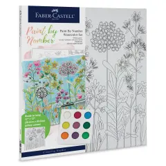 Faber-Castell Creative Studio Watercolor Paint By Numbers Set - Farm House