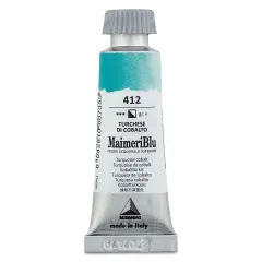 Maimeri Blu Artist Watercolor - Turquoise Cobalt, 12 ml Tube