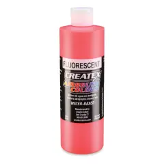 Createx Airbrush Color - 16 oz, Fluorescent Red