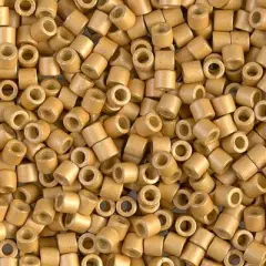 Miyuki Delica Bead 8/0, DBL1832F, Matte Duracoat Galvanized Gold