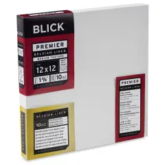 Blick Premier Belgian Linen - 12" x 12", Oil-Primed, 1-3/8" Profile