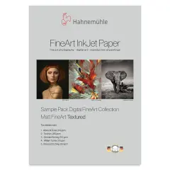 Hahnem&uuml;hle Matte FineArt Textured Inkjet Paper Sample Pack - 8-1/2" x 11", Pkg of 10