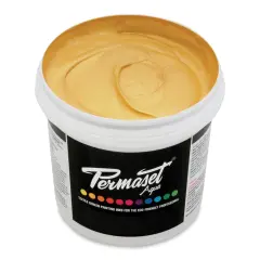 Permaset Aqua Fabric Ink - Gold Lustre, Liter