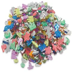 Creativity Street Fun Gems - Assorted Shapes, Colors, and Sizes, 1/2 lb