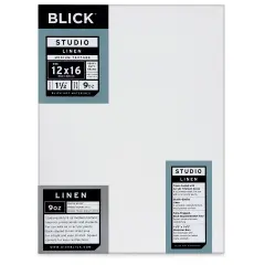 Blick Studio Linen Stretched Canvas - 12" x 16", Gallery 1-1/2" Profile