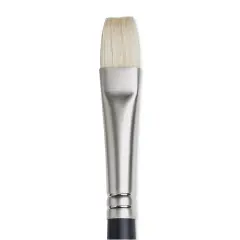 Winsor & Newton Artists' Oil Brush - Bright, Long Handle, Size 8