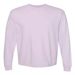 Comfort Colors&reg; Garment-Dyed Heavyweight Crewneck Long Sleeve T-Shirt Orchid