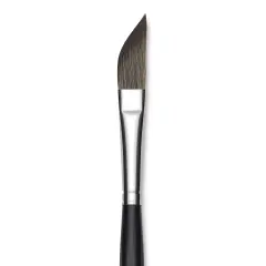 Da Vinci Casaneo Synthetic Squirrel Watercolor Brush - Slant, Size 14, Short Handle, Synthetic