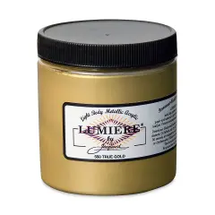 Jacquard Lumiere Acrylic - True Gold, 8 oz Jar