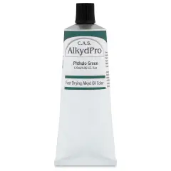 CAS AlkydPro Fast-Drying Alkyd Oil Color - Phthalo Green, 120 ml tube