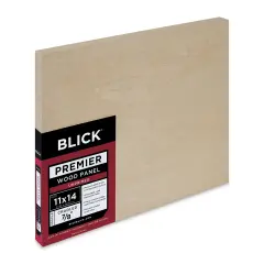 Blick Premier Wood Panel - 11" x 14", 7/8" Traditional Profile, Cradled