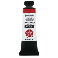Daniel Smith Extra Fine Gouache - Pyrrol Scarlet, 15 ml Tube
