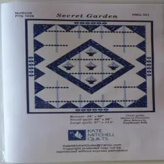Secret Garden Pattern Gorgeous classic quilt in three sizes