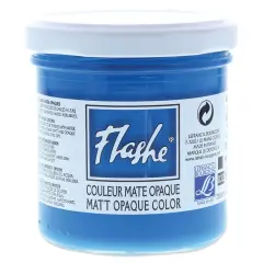 Lefranc & Bourgeois Flashe Vinyl Paint - Cerulean Blue Hue, 125 ml jar