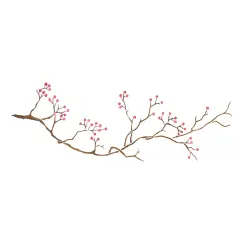 Winterberry Wall Stencil | 2866 by Designer Stencils | Floral Stencils | Reusable Art Craft Stencils for Painting on Walls, Canvas, Wood | Reusable Plastic Paint Stencil for Home Makeover | Easy to Use & Clean Art Stencil