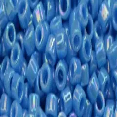 Toho Aiko Cylinder Seed Bead - TB-0403D - Opaque AB Dk Aqua