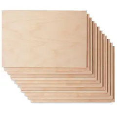 American Easel Wood Printing Blocks - 6" x 8", Pkg of 12