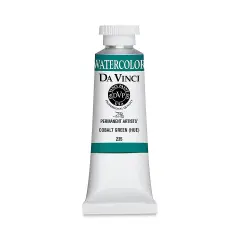 Da Vinci Artists' Permanent Watercolor - Cobalt Green Hue, 37 ml tube