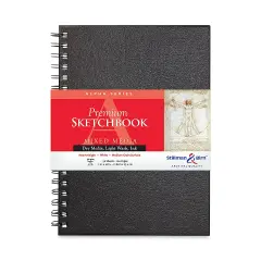 Stillman & Birn Alpha Series Sketchbook - 10" x 7", Portrait, Wirebound, 50 Sheets