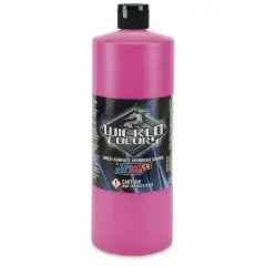 Createx Wicked Colors Airbrush Color - 32 oz, Fluorescent Raspberry