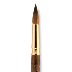 Escoda Reserva Kolinsky-Tajmyr Sable Brush - Pointed Round, Short Handle, Size 16