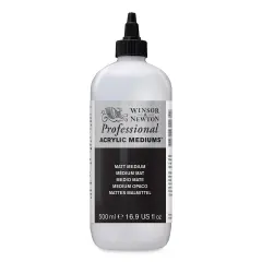 Winsor & Newton Artists' Acrylic Medium - Matte, 500 ml bottle