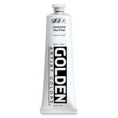 Golden Heavy Body Artist Acrylics - Interference Blue, 5 oz tube