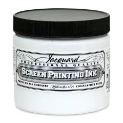 Jacquard Screen Printing Ink - White, 16 oz