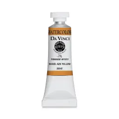 Da Vinci Artists' Permanent Watercolor - Nickel Azo Yellow, 15 ml tube