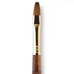 Escoda Reserva Kolinsky-Tajmyr Sable Brush - Bright, Long Handle, Size 10