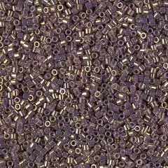 Miyuki Delica Bead 15/0, DBS1010, Metallic Earth Batik Gold Iris