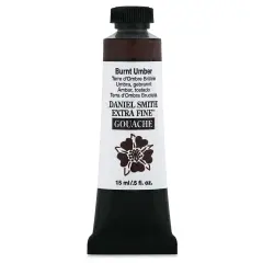 Daniel Smith Extra Fine Gouache - Burnt Umber, 15 ml Tube