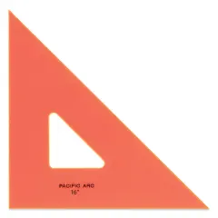 Pacific Arc Professional Fluorescent Triangle - 16", 45-90 Degree