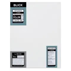 Blick Studio Linen Stretched Canvas - 22" x 28", Gallery 1-1/2" Profile