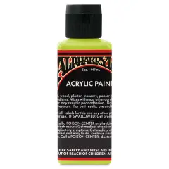 Alpha6 Alphakrylic Acrylic Paint - Electroshock Yellow, 5 oz