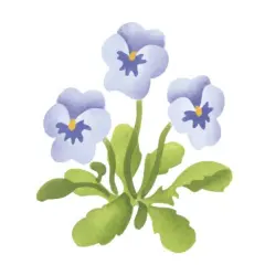 Single Pansy Flower Wall Stencil | 3271 by Designer Stencils | Floral Stencils | Reusable Art Craft Stencils for Painting on Walls, Canvas, Wood | Reusable Plastic Paint Stencil for Home Makeover | Easy to Use & Clean Art Stencil
