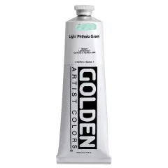 Golden Heavy Body Artist Acrylics - Light Phthalo Green, 5 oz