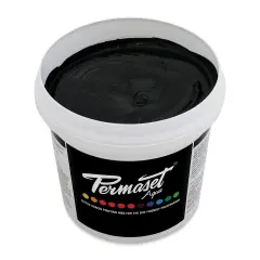 Permaset Aqua Fabric Ink - Supercover Black, Liter