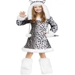 Sweet Snow Leopard Mountain Cat Girl's Costume