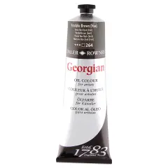 Daler-Rowney Georgian Oil Color - Vandyke Brown Hue, 225 ml tube