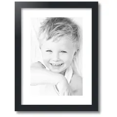 ArtToFrames Collage Photo Picture Frame with 1 - 10x15 inch Openings, Framed in Black with Over 62 Mat Color Options and Regular Glass (CSM-3926-1402)