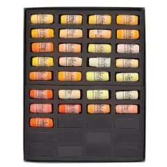 Richeson Soft Handrolled Pastels - Oranges, Set of 29