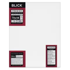 Blick Premier Heavyweight Stretched Cotton Canvas - 14" x 18", 1-3/8" Profile