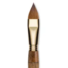 Escoda Reserva Kolinsky-Tajmyr Sable Brush - Filbert, Short Handle, Size 18