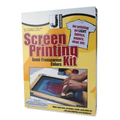 Jacquard Screen Printing Kit - Semi-Transparent Colors