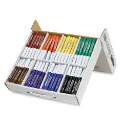 Prang Washable Markers - Master Pack of 200, Set of 8 Colors