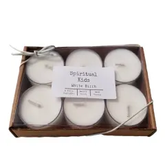 White Birch Soy Tealights 6 Count Hand Poured with All Natural Soy Wax and Fragrant/ Essential Oils!