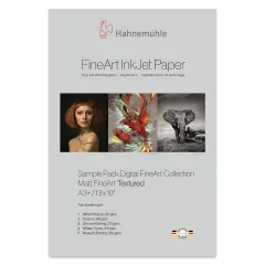 Hahnem&uuml;hle Matte FineArt Textured Inkjet Paper Sample Pack - 13" x 19", Pkg of 10
